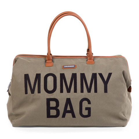 Childhome weekendtas XL Mommy Bag Canvas Kaki