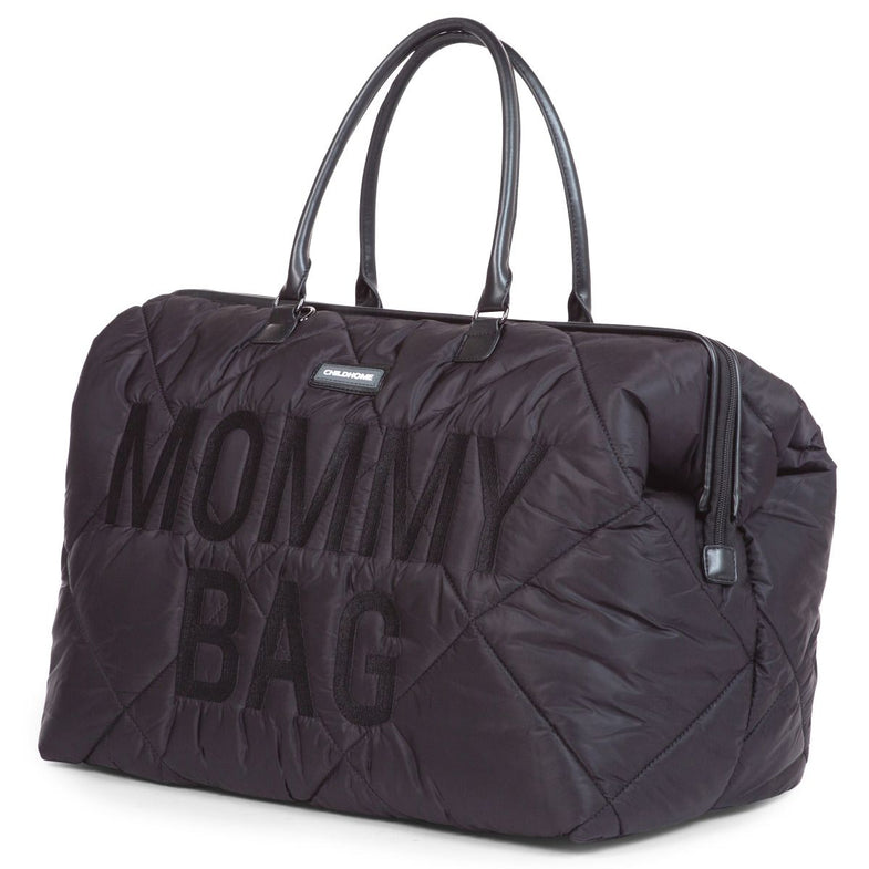 Childhome weekendtas XL Mommy Bag Gewatteerd | Zwart *