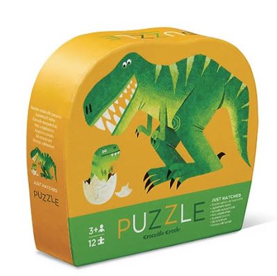 Crocodile Creek Puzzel 12ST | Baby dinosaurus