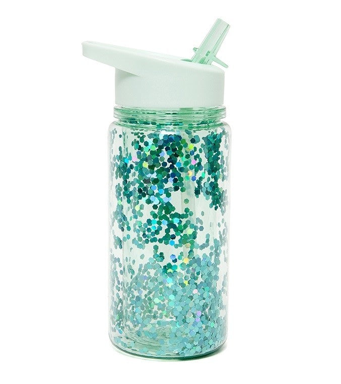 Petit Monkey drinkfles Glitter Green