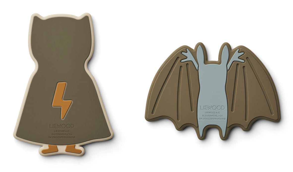 *  Liewood Gia Bijtring 2-Pack | Superhero / Dune Multi Mix