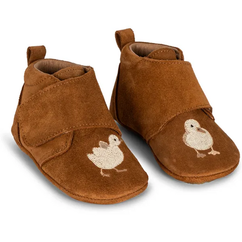 Konges Sløjd Mamour Embroidered Footies | Caramel *