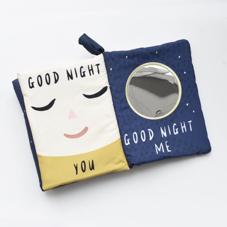 Wee Gallery Baby Soft Mirror Book | Goodnight You Goodnight Me