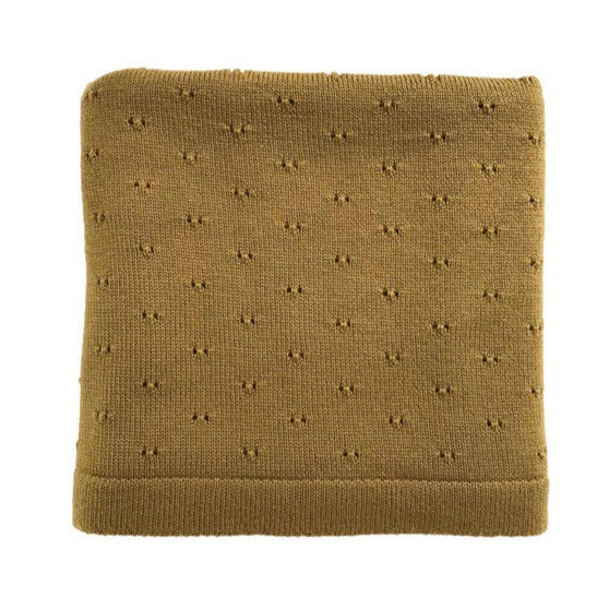 * Hvid Blanket Bibi | Mustard