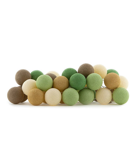 * Cotton Ball Lights Lichtslinger 35 stuks - Forest Green