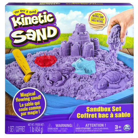 Kinetic Sand Sandbox Set Purple I 454gram