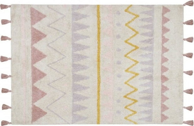 Lorena Canals machinewasbaar tapijt 120x160cm Azteca Natural Vintage Nude Medium