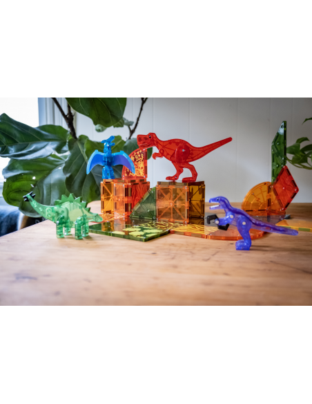Magna-Tiles Dino World XL | 50-Piece Set