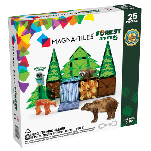 Magna-Tiles Forest Animals | 25-Piece Set