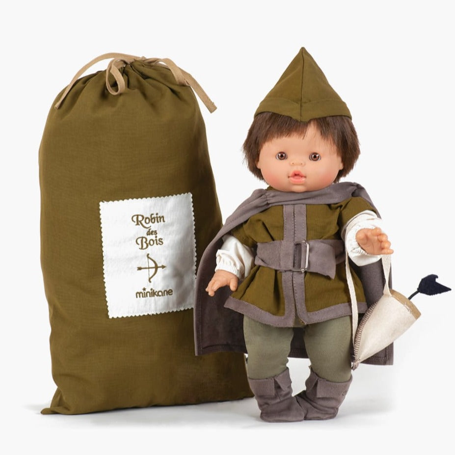 * Minikane Doll Boy Legend Robin Hood