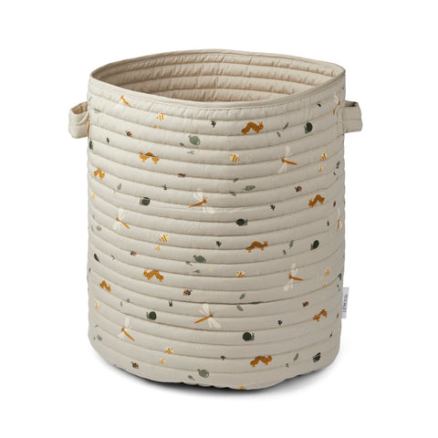 Liewood Lia Quilted Basket | Nature/ Mist Mix*