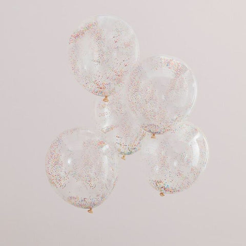 Ginger Ray Set 5 confetti ballonnen | Bright Beads