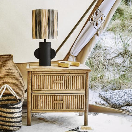 * Madam Stoltz Iron Tafellamp | Black