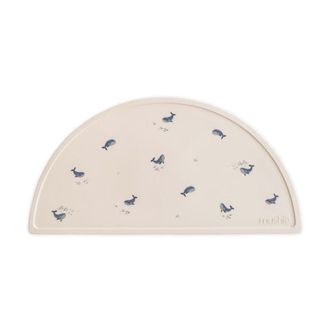 Mushie Siliconen Placemat | Whale