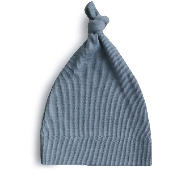 * Mushie Baby Beanie Ribbed | Tradewinds