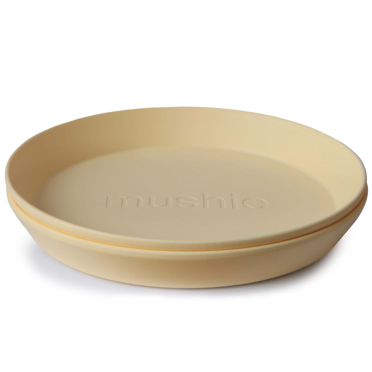 Mushie Set 2 Borden Rond | Pale Daffodil