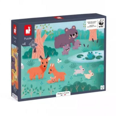 * Janod Puzzel 36st | Bosdieren