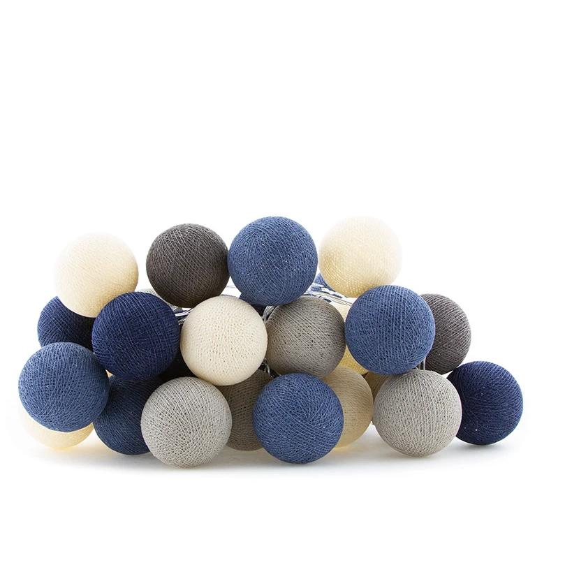 * Cotton Ball Lights Lichtslinger 20 stuks - Steel Blue