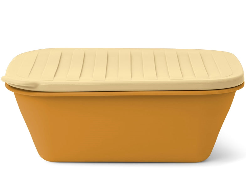 Liewood Franklin Foldable Lunch Box | Golden Caramel / Safari Mix  *