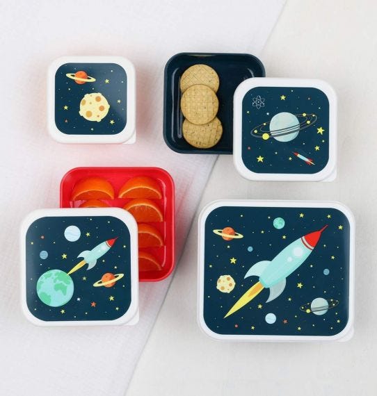 A Little Lovely Company Lunch & Snack Box Set | Ruimte