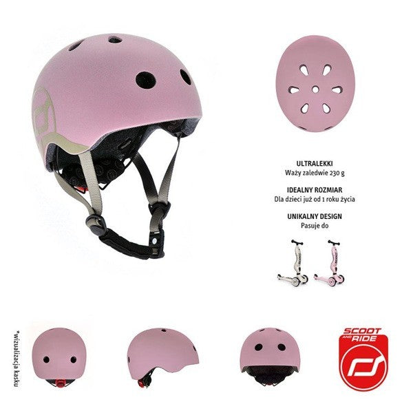 Scoot and Ride Helm XS Lemon kinderhelm productfoto 4