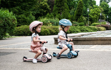 Scoot and Ride Helm XS Steel kinderhelm productfoto 2