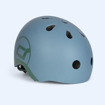 Scoot and Ride Helm XS Steel kinderhelm productfoto 4