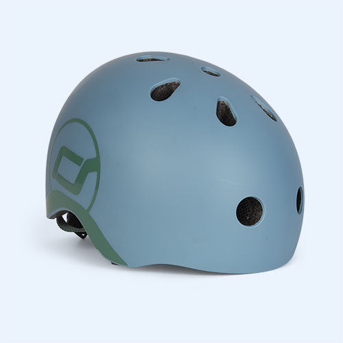 Scoot and Ride Helm XS Steel kinderhelm productfoto 4