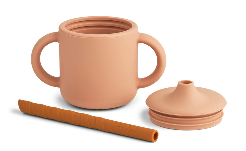 Liewood Cameron Sippy Cup | Mustard / Tuscany Rose Mix*